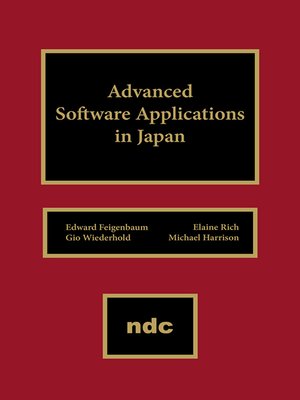 cover image of Advanced Software Applications in Japan